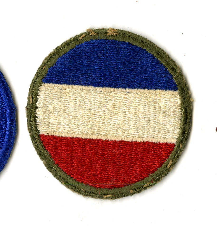 Army Ground Forces White Back Patch WWII Original