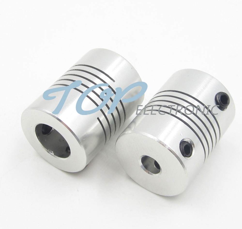 5PCS DR 8mm x 10mm CNC Flexible Coupling Shaft Coupler Encode Connector D20 L25