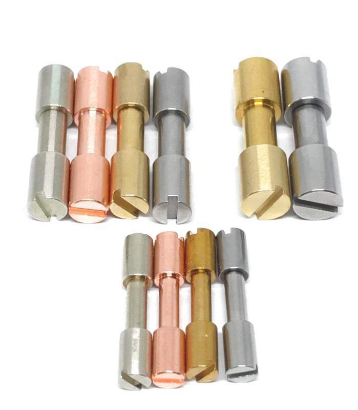 Corby Bolts- COPPER - Rivets / Knife Handle Fasteners- 3/16", 1/4"