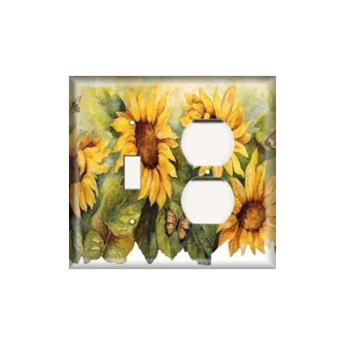 SnazzySwitch Sunflower Decorative Light Switch Plate Cover