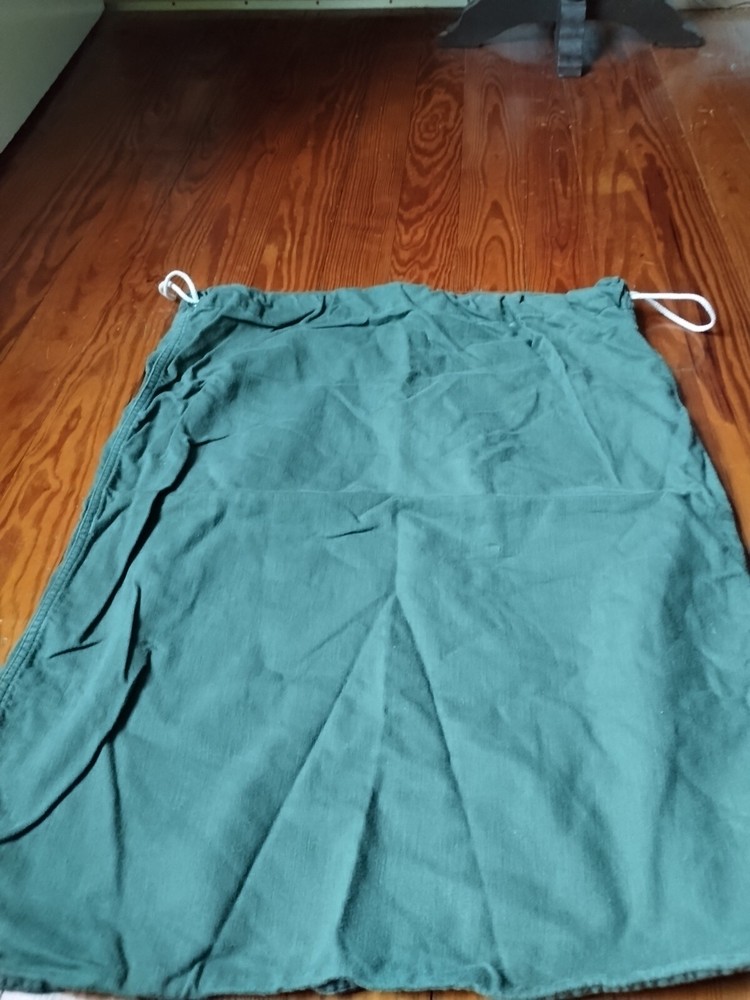 US MILITARY CLOTH LAUNDRY Green DRAW STRING