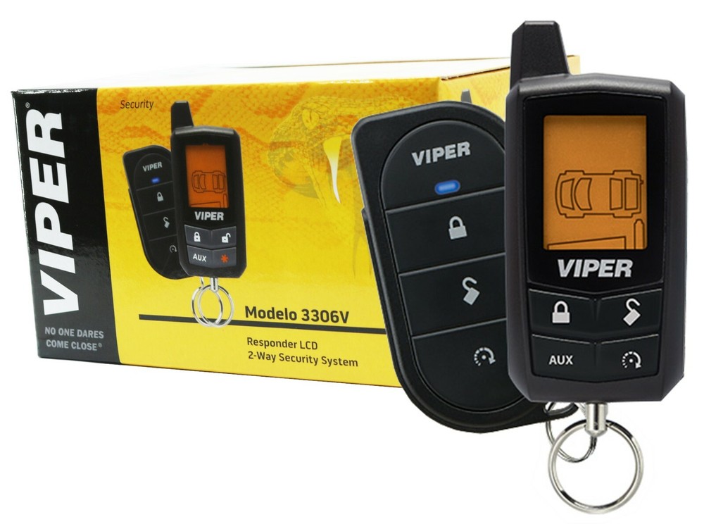 Viper Responder 350 Security System LCD Screen 2-Way Keyless Entry 3306v