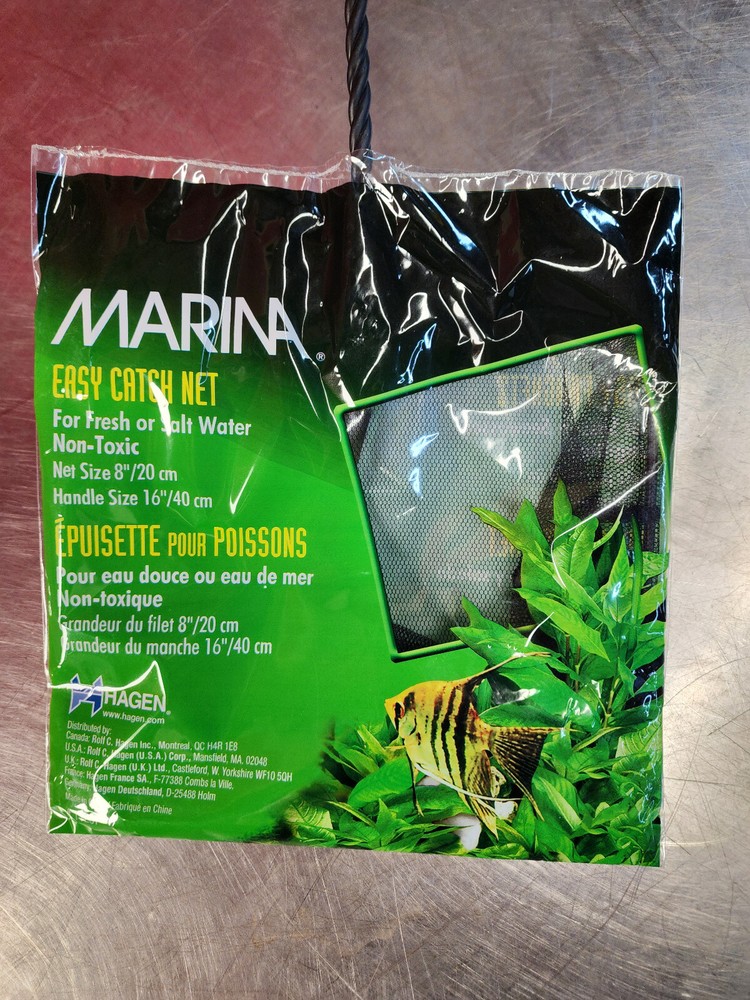 Marina Easy Catch Net 8 " Wide Net with 16" Long Handle