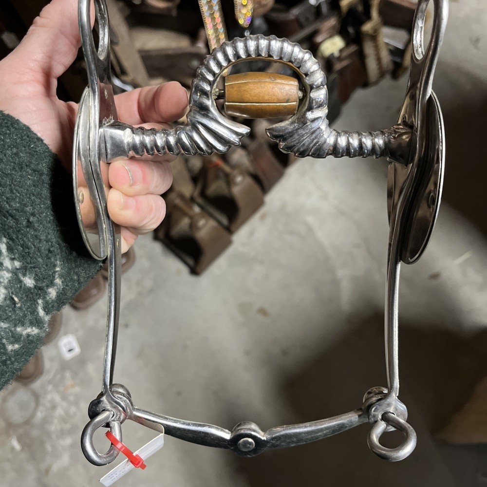 Large Concho Show Bit Frog Mouth