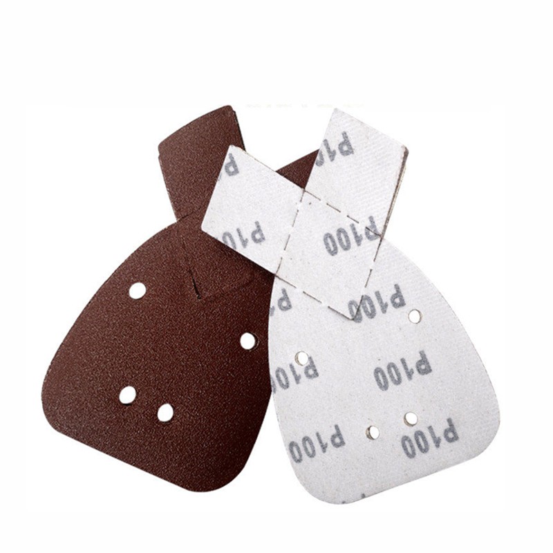 Rabbit Ear Triangular Sandpaper 4 Hole Self-Adhesive Sanding Disc 60 - 1200 Grit