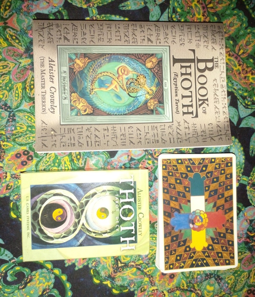 Thoth Tarot in box & Book