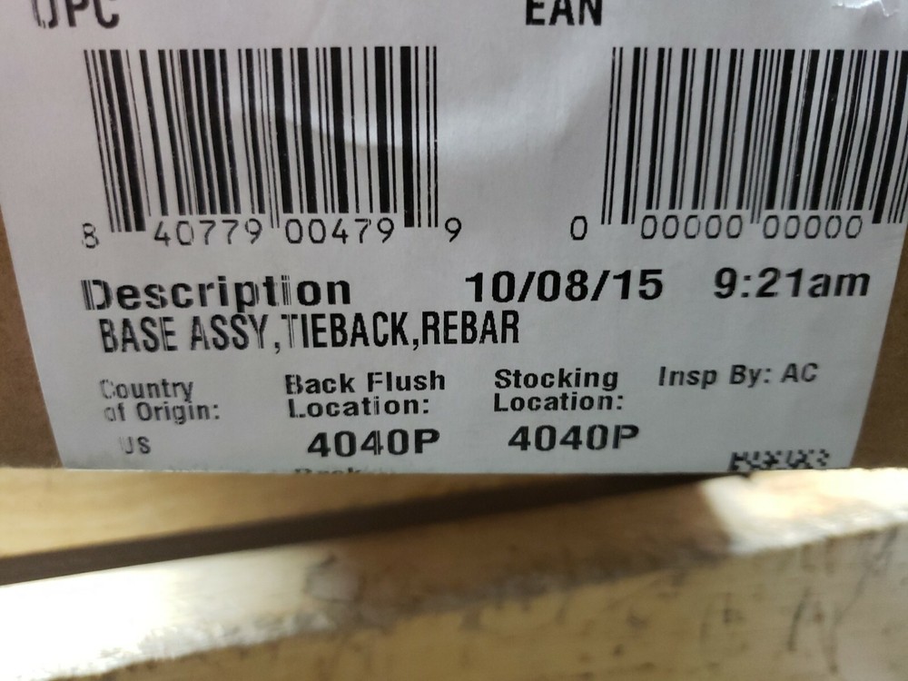 DBI-SALA 7400214 Tie-back base assembly chain for SecuraSpan® rebar/shear stud