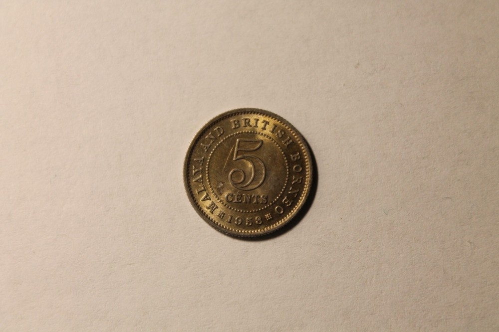 Malaya & British Borneo 1958 5 Cents
