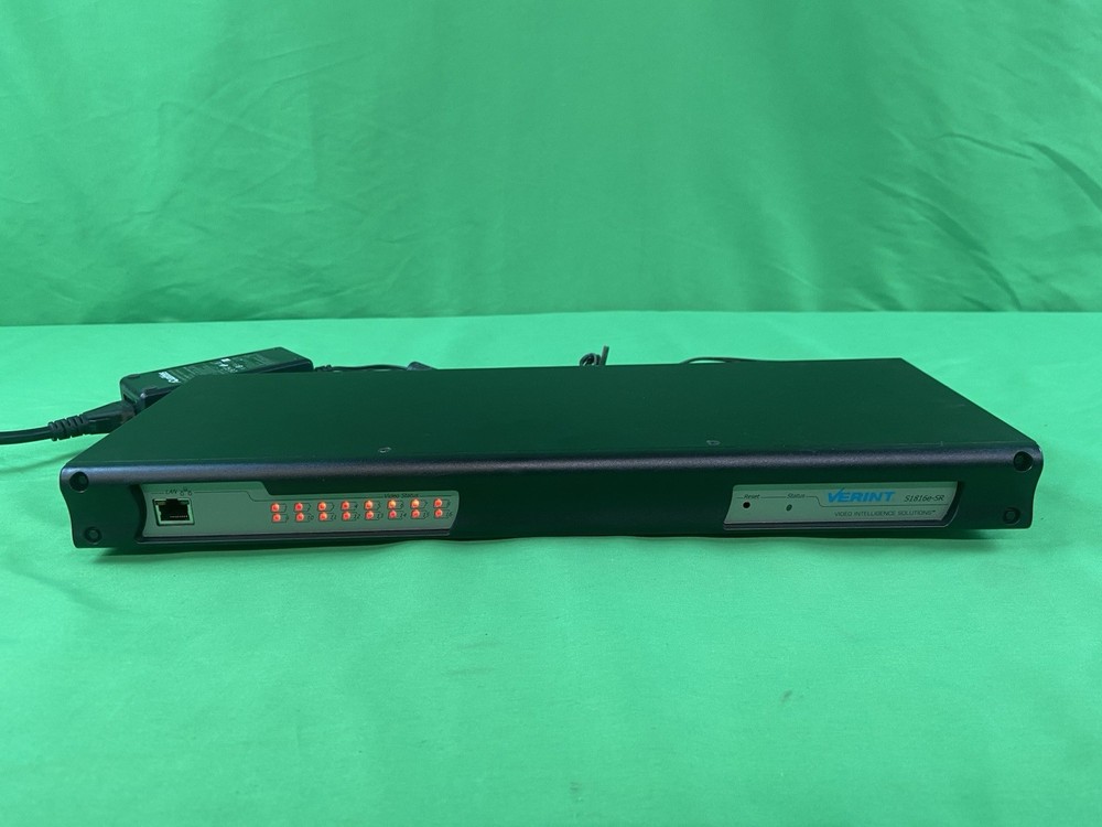 Verint S1816e-SR 16-channel CCTV Video Encoder 21-640-4522