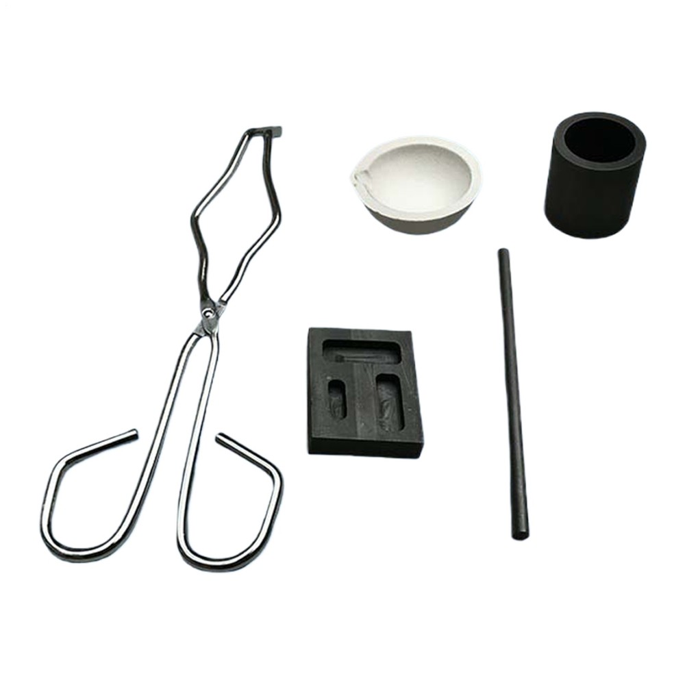 Graphite Ingot Crucible Mold Set Torch Melting Tools Kit For Gold & Silver
