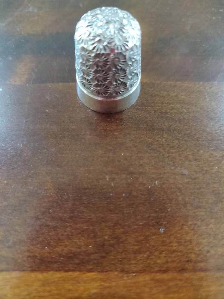 Silver thimble