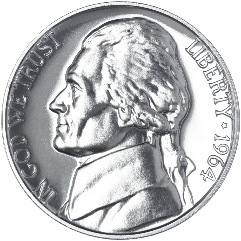 1964 (P) Jefferson Nickel Gem Proof