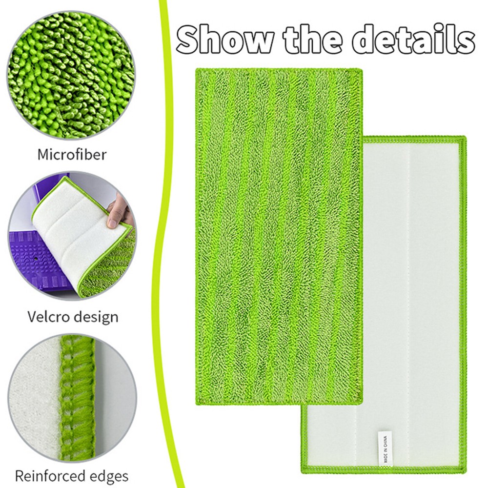 Replacement Microfiber Mop Pads Washable Reusable Tools For Swiffer WetJet