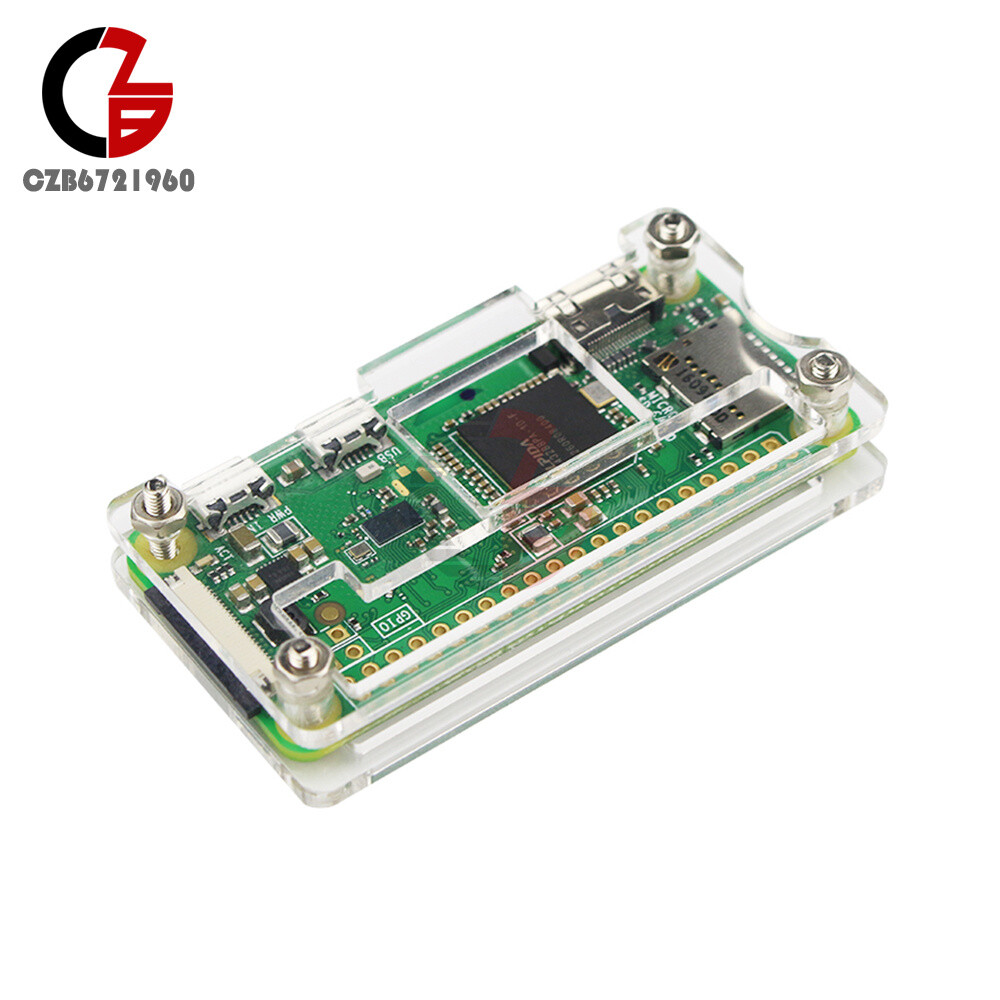 1.3/2/W/WH Acrylic Case Box Protector Shell & Heat SinK for Raspberry Pi Zero