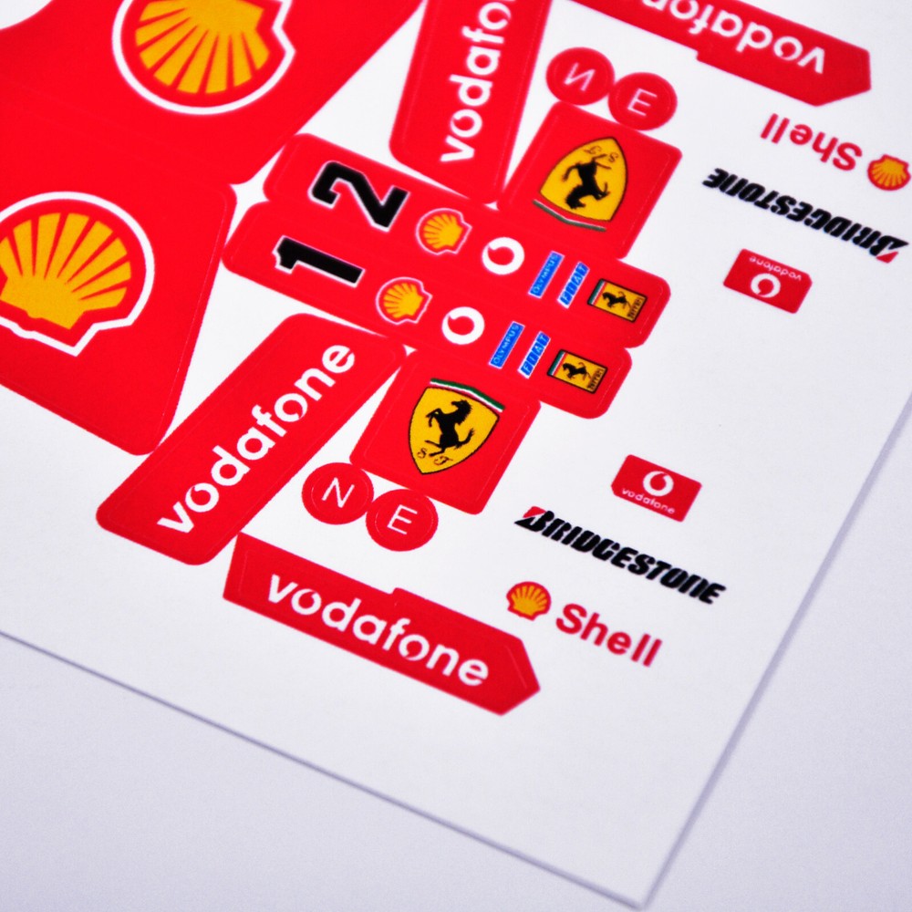 Replacement sticker for set 8386 Precut sticker