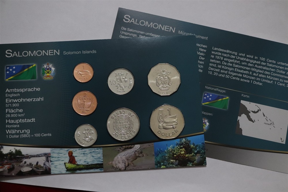 🧭 🇸🇧 SOLOMON ISLANDS MINT SET WITH COA B79 #96
