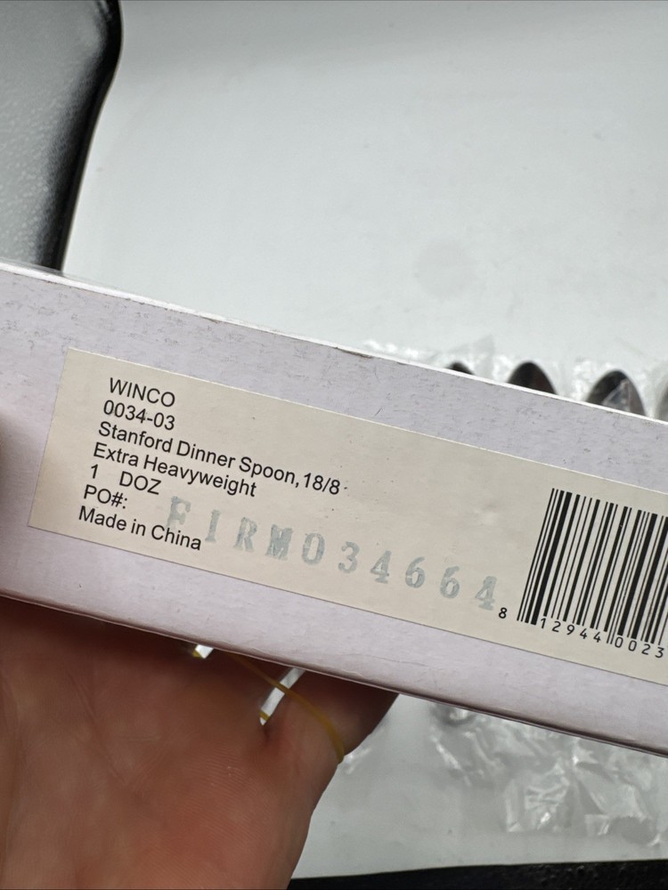 Winco 003403 Stanford Dinner Spoon