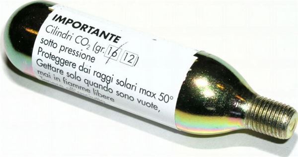 Replacement 16g CO2 cartridge threaded Luft refill quick cylinder