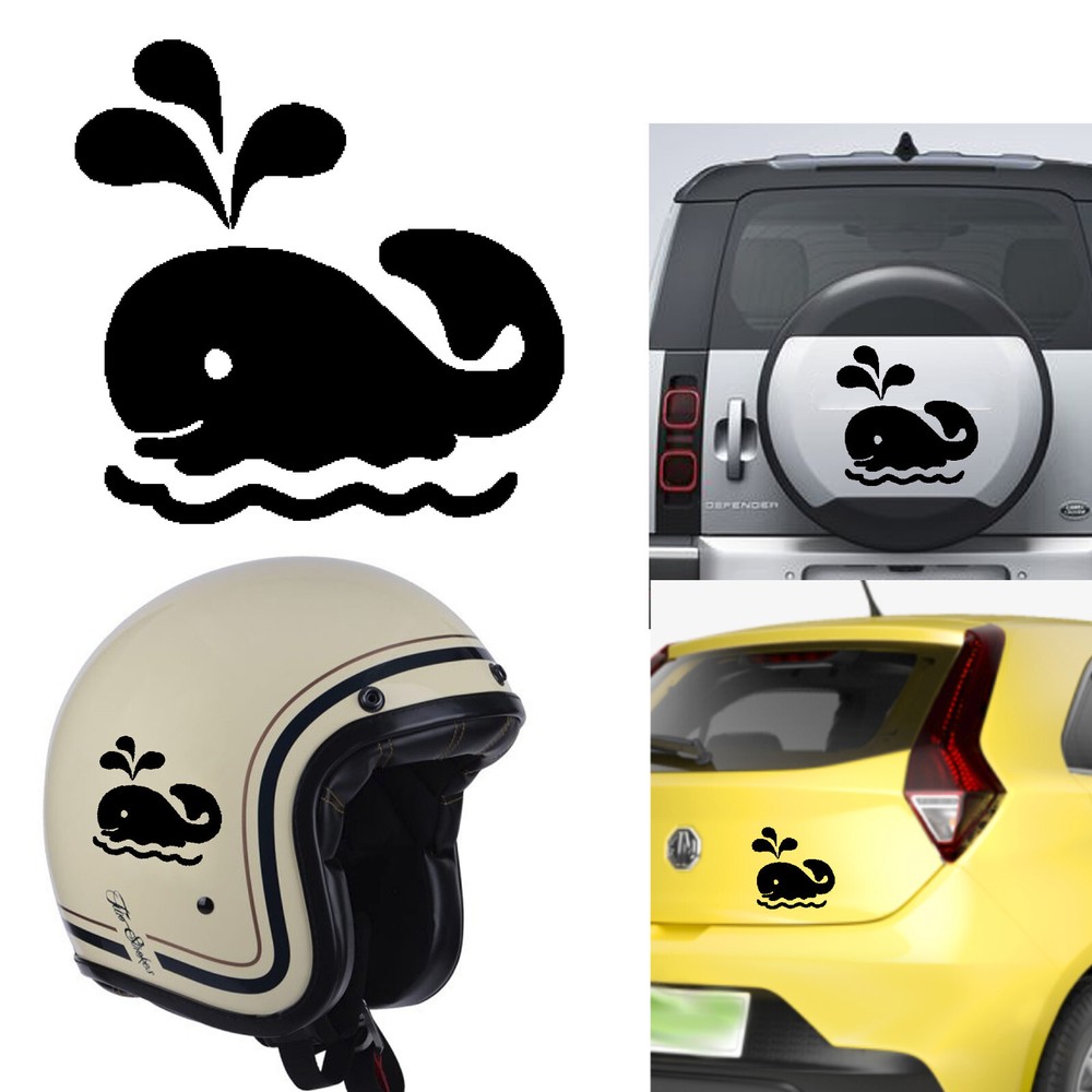 Whale, Sticker Vinyl Version v1 XS