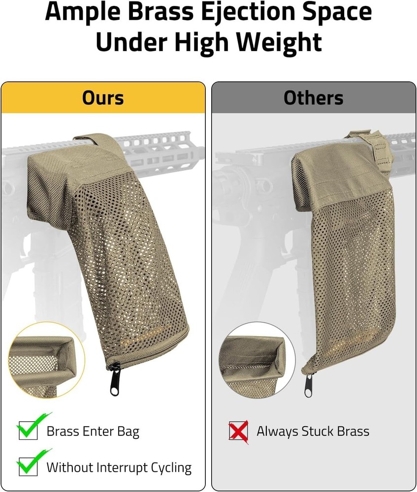 Lightweight Brass Catcher with Quick Release Zipper and Easy Installation