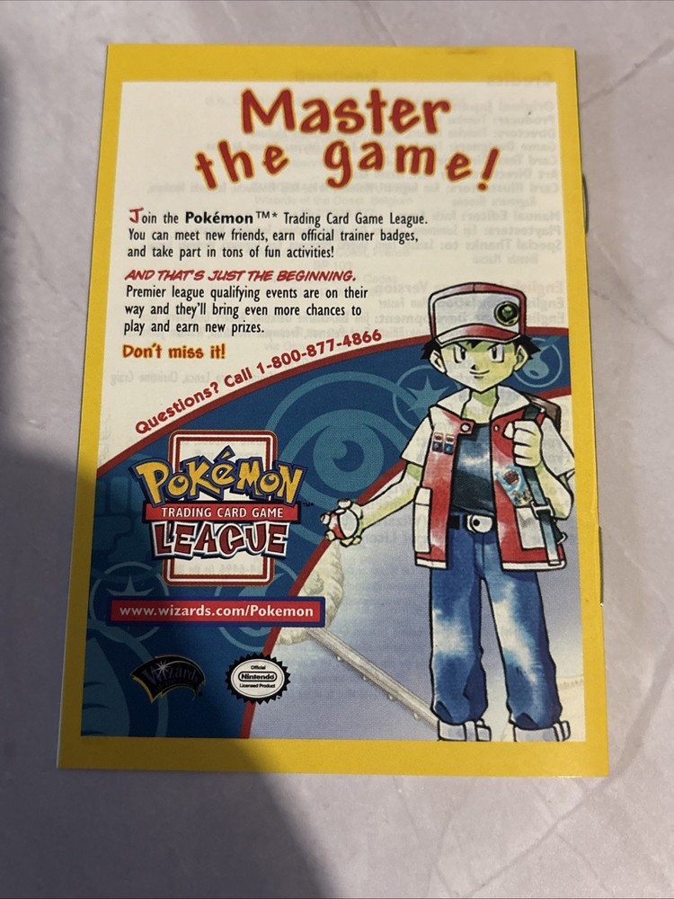 2000 Pokémon Team Rocket Trouble Theme Deck (Open Box)