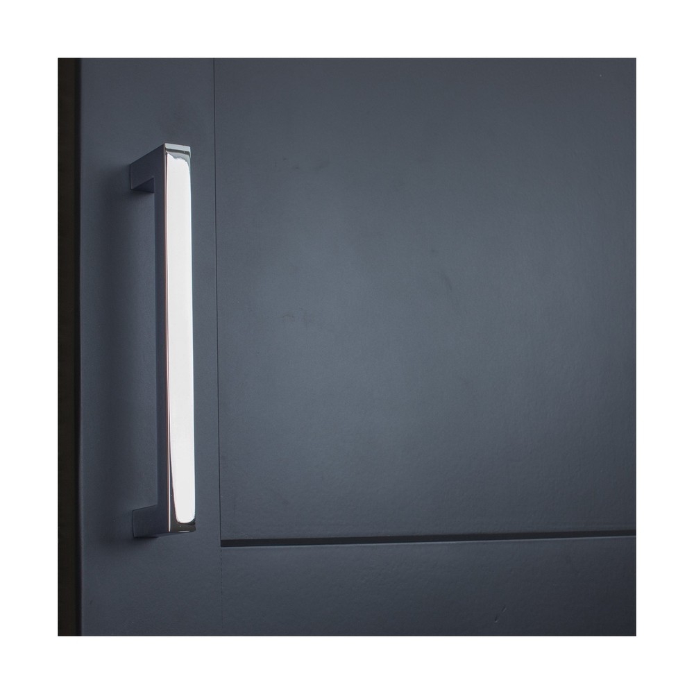 GlideRite Hardware 21683-128-PC-50 Solid Square Slim Cabinet Bar Pulls, 50 Pa...