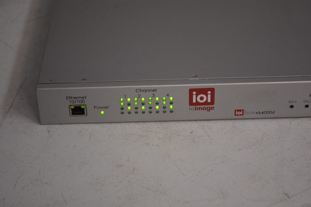 ioimage TRK-4000D 4-Channel Video Analytic Encoder ioibox trk4000d #W4621