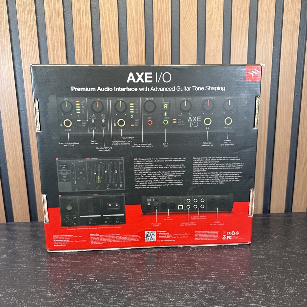 IK Multimedia AXE I/O USB Guitar Audio Interface