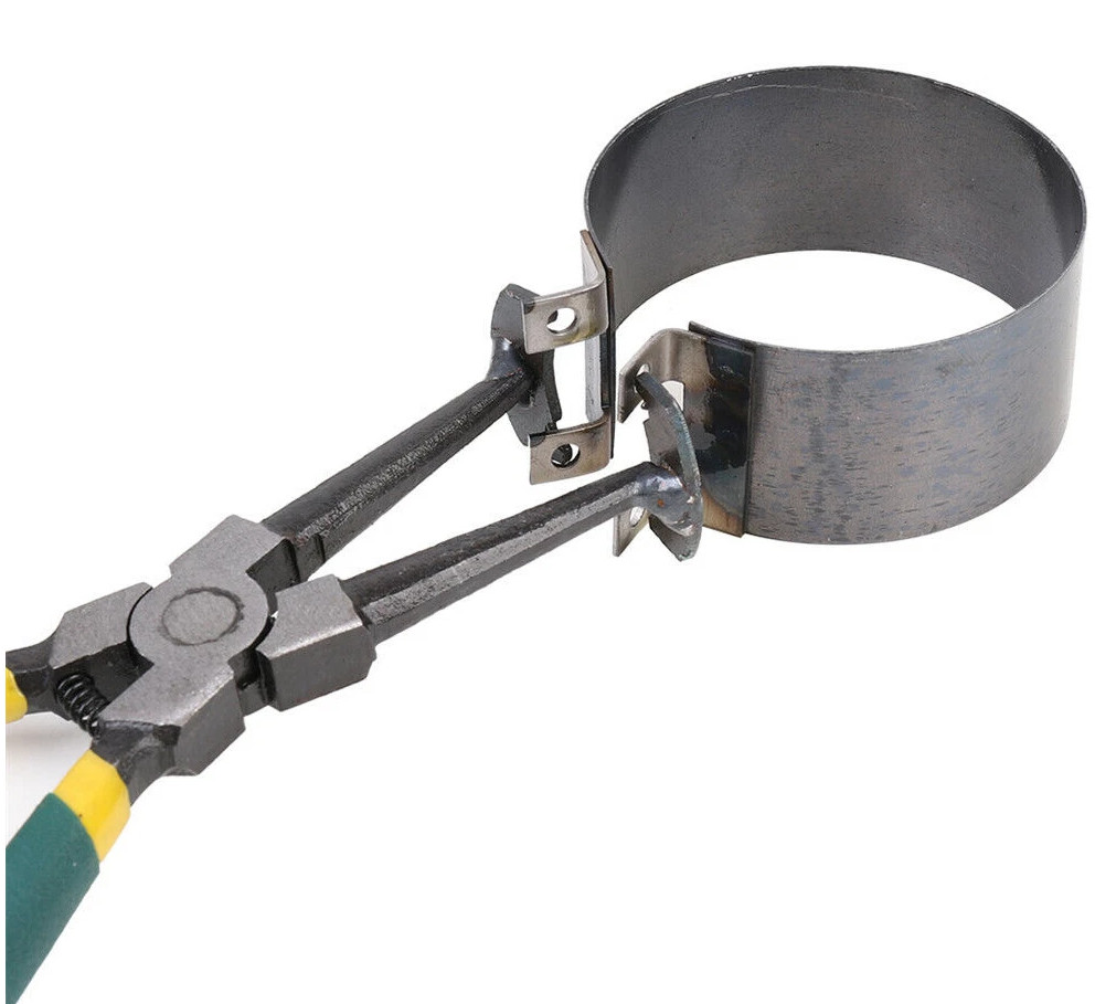 Auto Engine Piston Ring Compressor Installer 1 Pliers 14 Band Tool Kit Universal