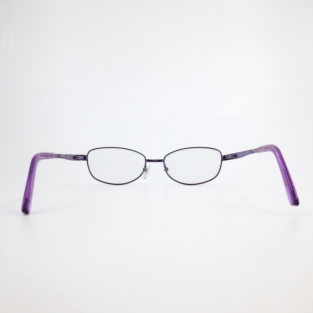 WM6102 PU Purple Rectangular Full Rim Eyeglasses Frame 53[]17 135 mm