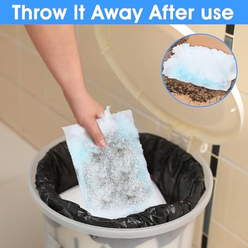 120 Pcs Duster Refills, Electrostatic Disposable Dusters Refills Blue White