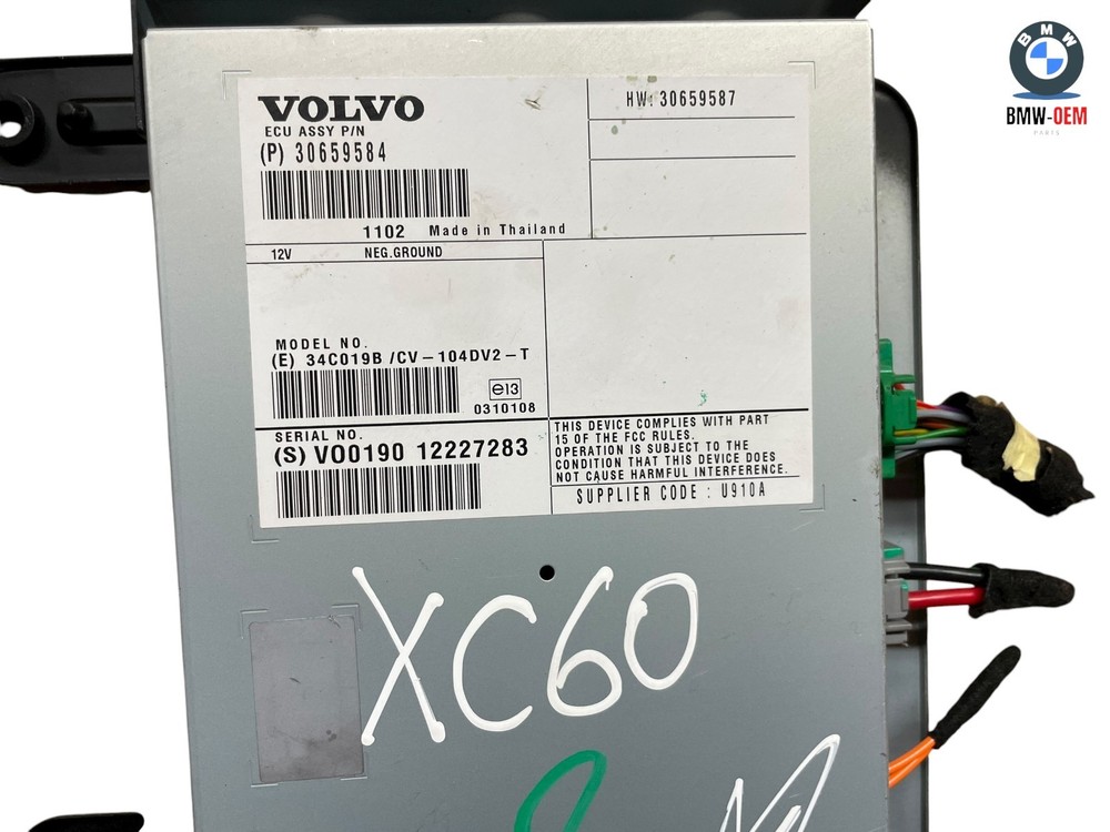 VOLVO XC60 SOUND SYSTEM MODULE AMPLIFIER 30659584