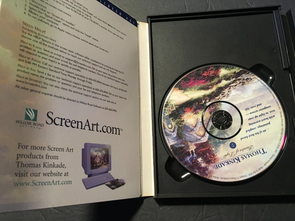 Thomas Kinkade Inspirational Screen Saver (Windows/Mac, 2001)