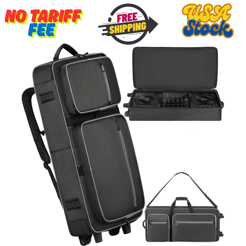 DJ Controller Case with Wheels Compatible with DDJ FLX10 / 1000 / 1000SRT ...