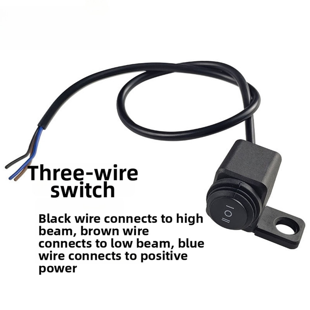 Motorcycle Rearview Mirror Plastic Switch Adjustable Fit for Various Bikes