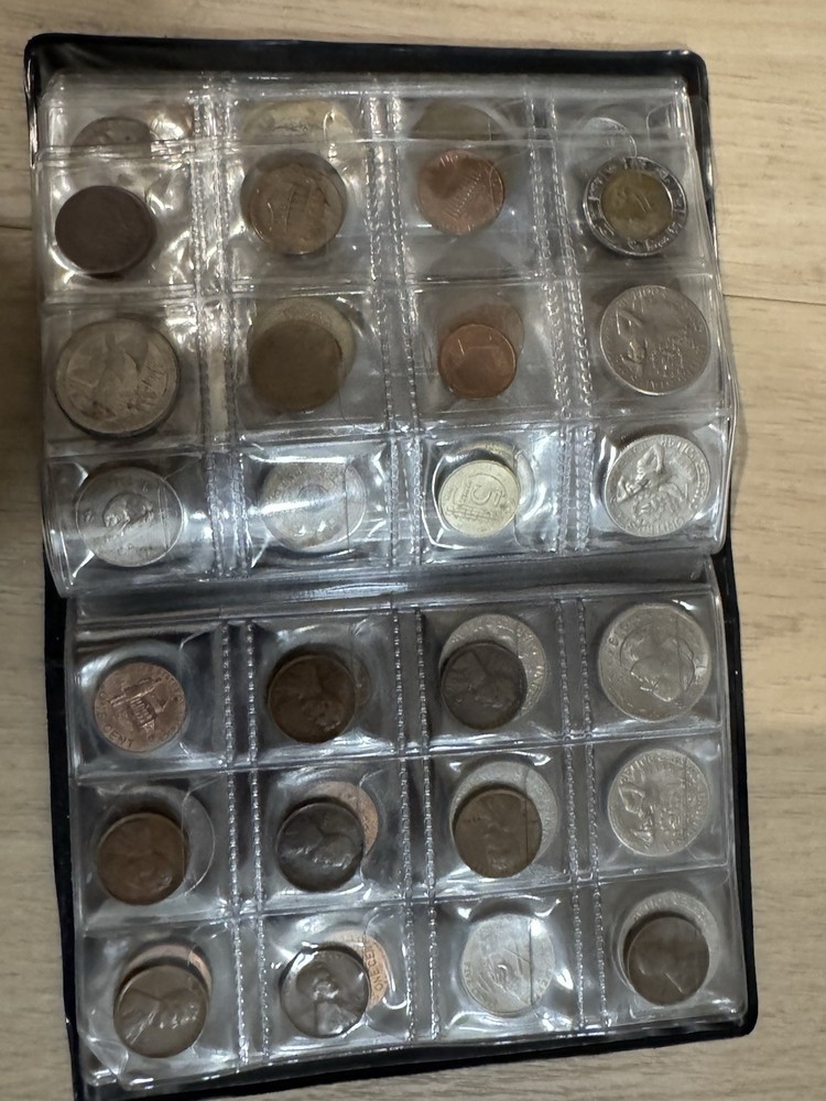 Foreign Coins Mixed Lot Book