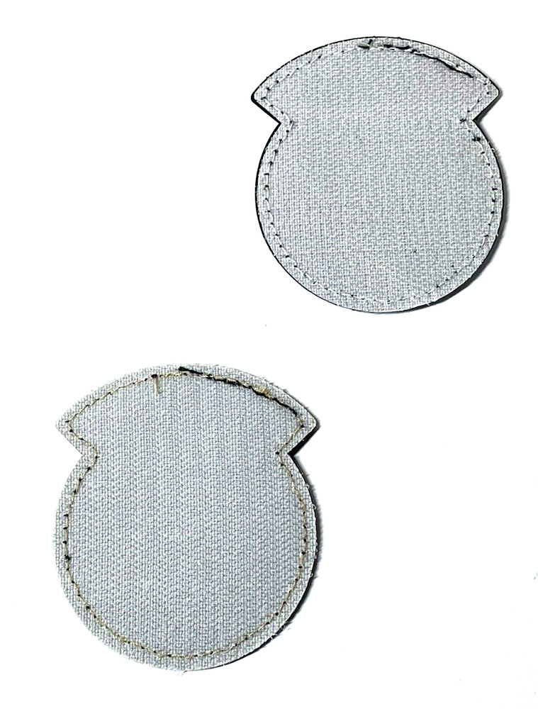 2PC Top Secret Squirrel Black Ops PVC Patch Set, Tactical Hook & Loop Patch