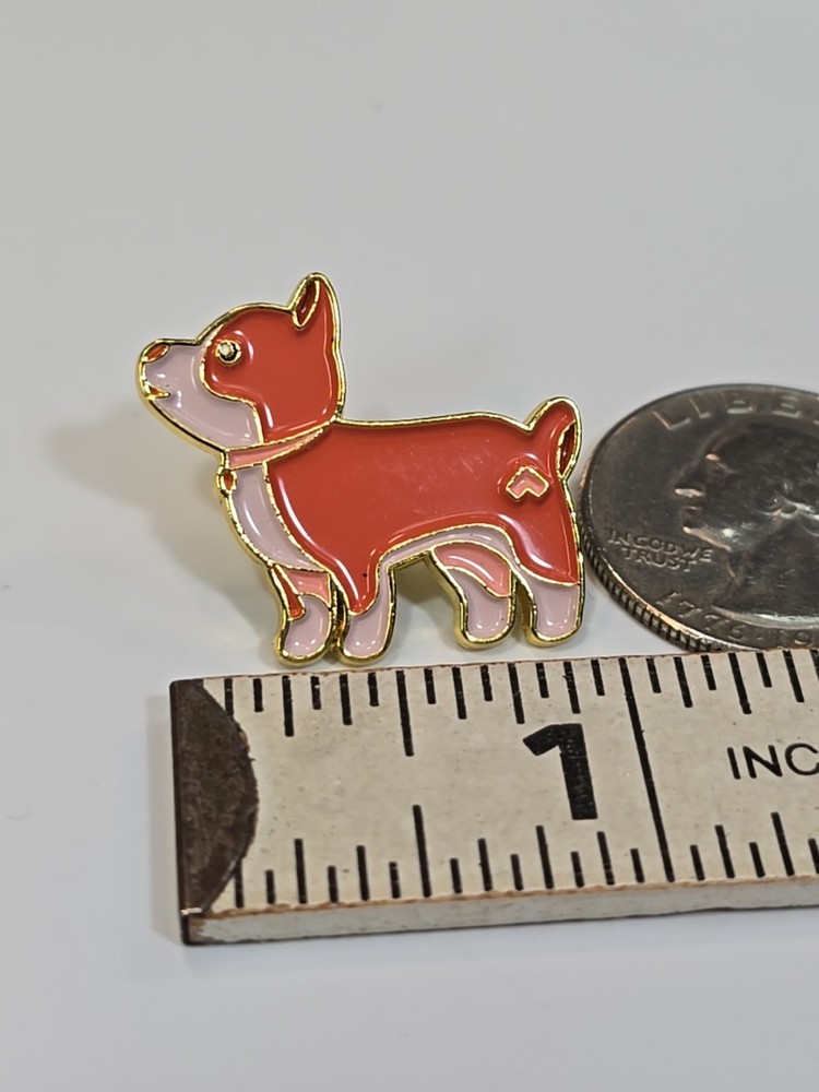 Orange Dog Lapel Pin