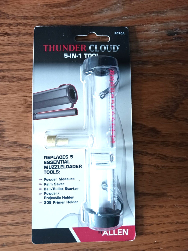 Thunder Cloud 5-In-1 Tool - Allen #2070A - NEW In Pkg - Muzzleloader Tool