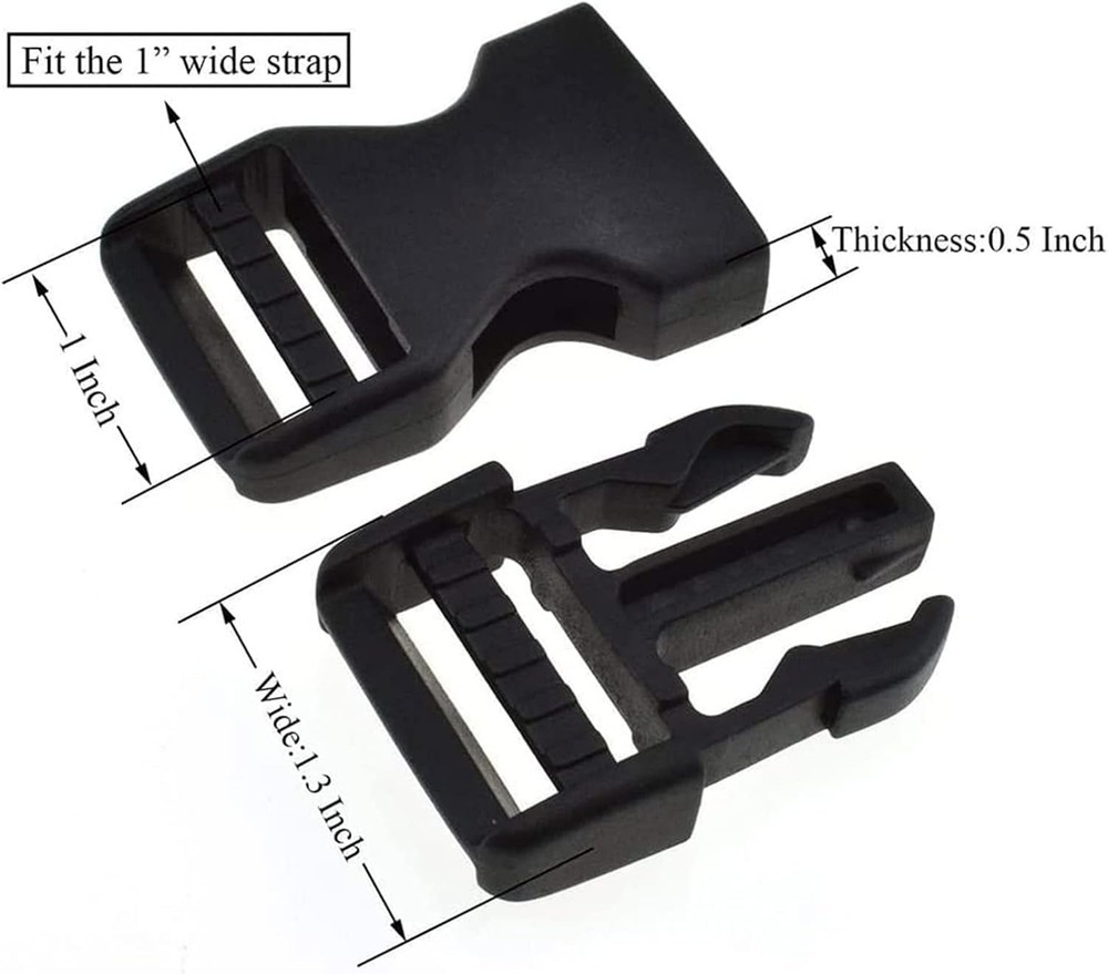 Quick Side Release Buckles 1 Inch Heavy Duty
