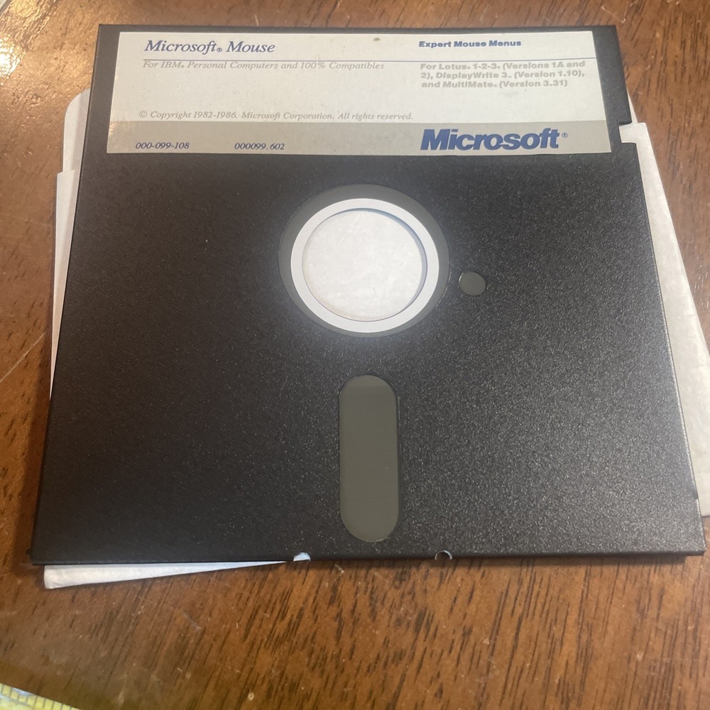 RARE Microsoft IBM EXCEL on 5.25" Floppy Disks