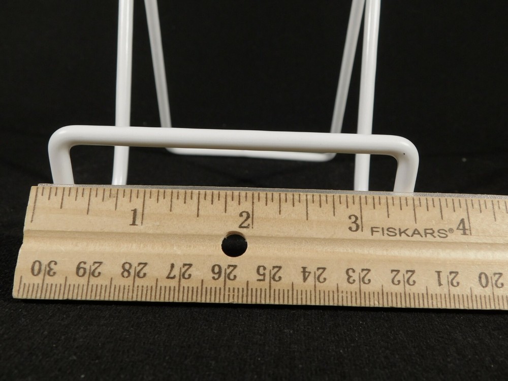 Easel Display Stand Medium Size White Color Vinyl Coated
