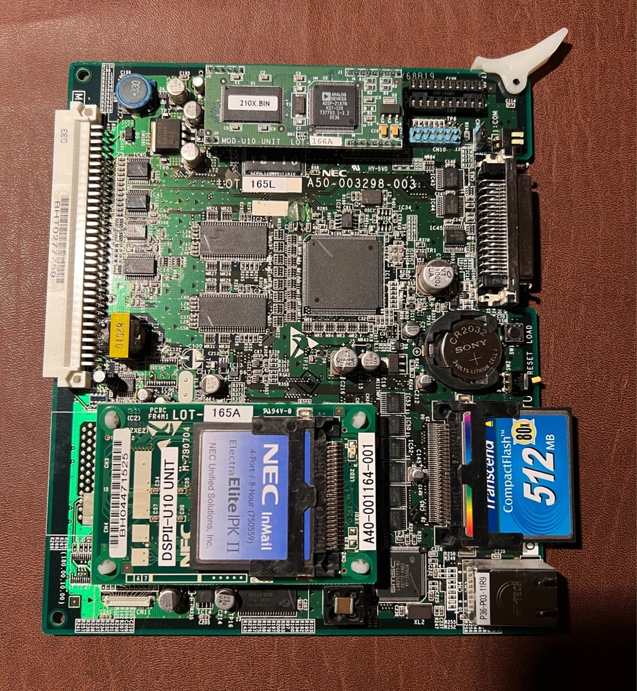 NEC Elite IPK CPUII(100)-U10 ETU CPU Processor Card 750048