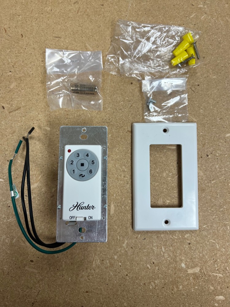 Hunter Ceiling Fan DC 6-Speed Replacement Wall Control Transmitter UC9787TB