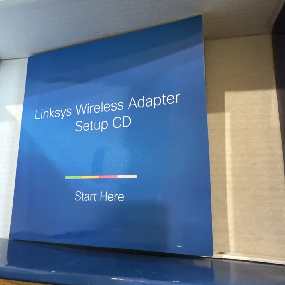 Cisco Linksys AE1200 High Performance Wireless-N USB Adapter Open Box CD within
