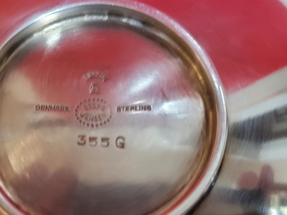 Sterling Silver George Jensen 355G 4" Dish