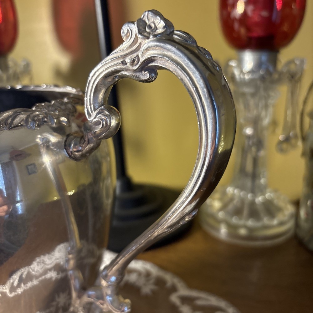 Silver plated Vintage 8 inch Pitcher