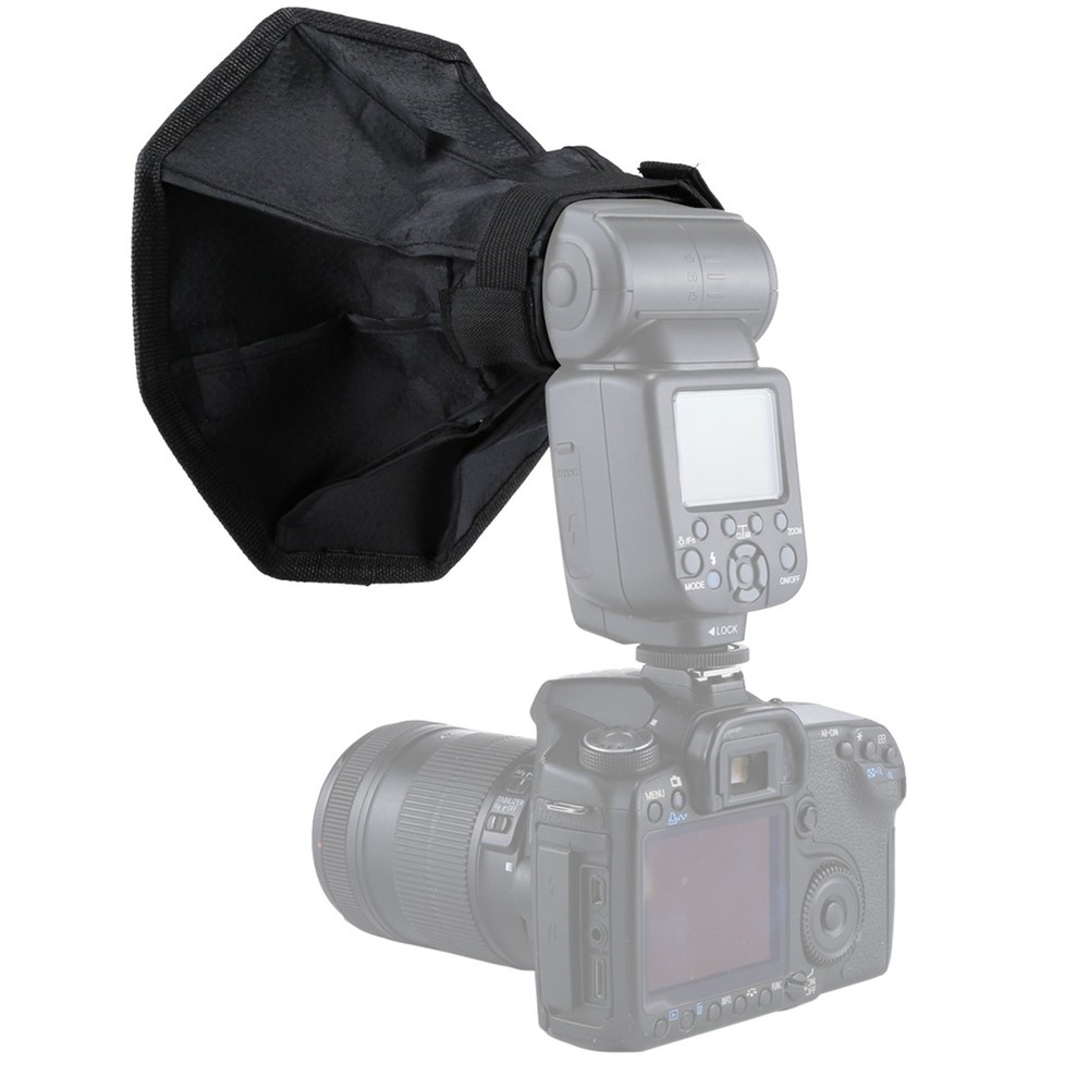 Foldable Soft Flash Light Diffuser Softbox Cover Photography Flash Accessories