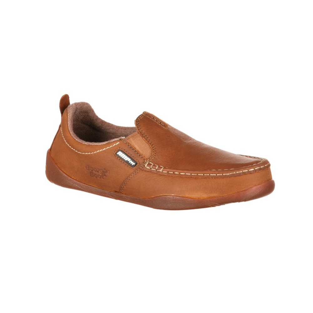 GEORGIA BOOT CEDAR FALLS MOC-TOE SLIP-ON BOOTS G050 - ALL SIZES - NEW