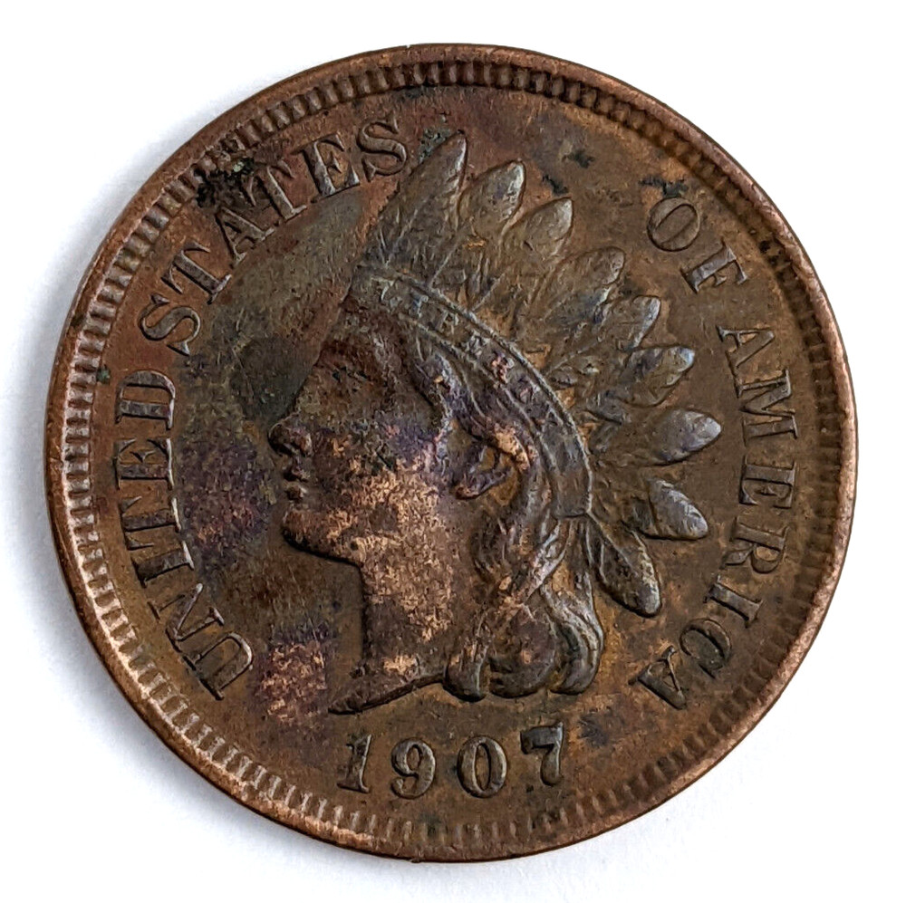 1907 Indian Head Cent US Details